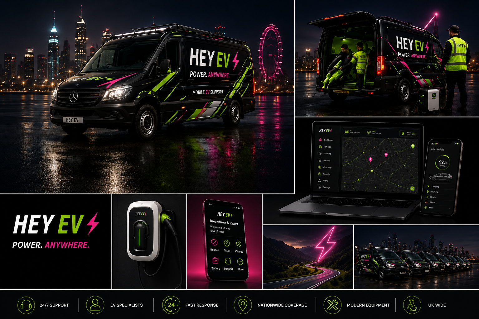 HEY EV premium electric vehicle support